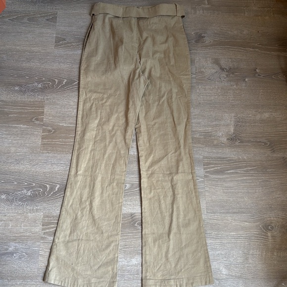 Majorelle Ameera linen blend Pant in taupe green - Picture 3 of 13